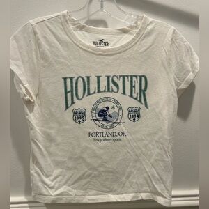cropped hollister shirt